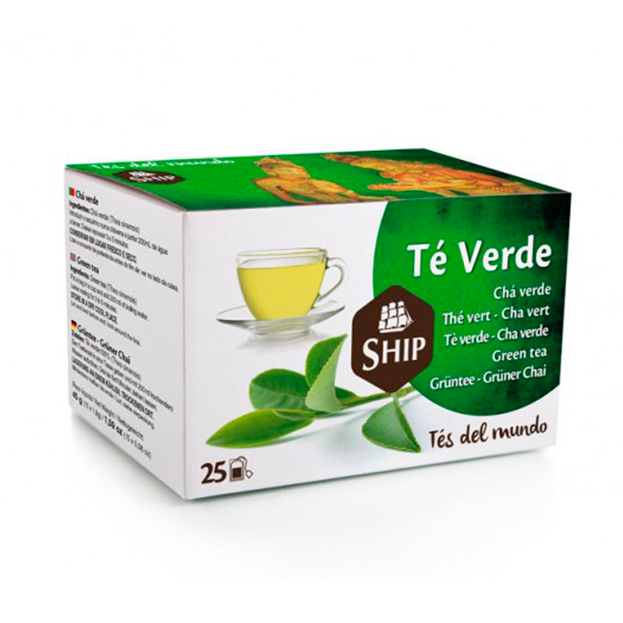 Té Verde, 25 bolsitas  Dietética y nutrición deportiva en Alicante